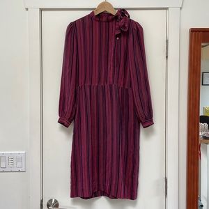 Vintage 100% silk dress